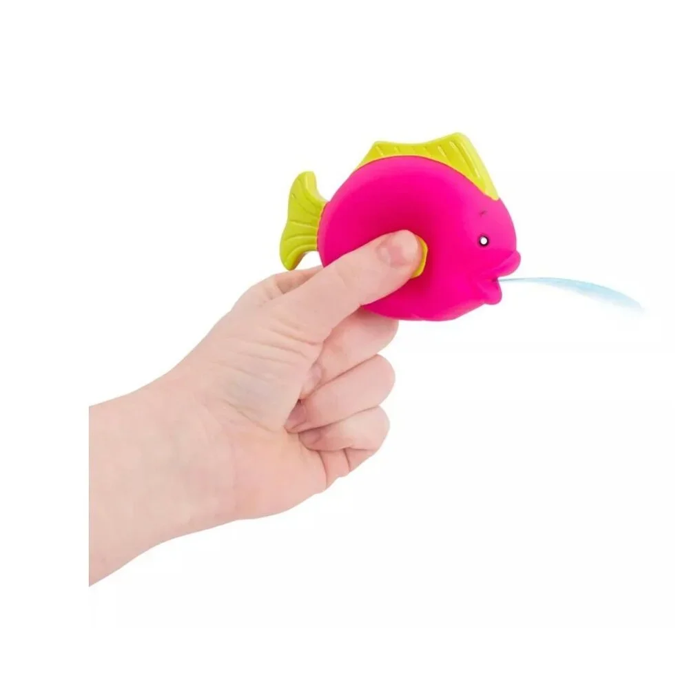 B. Toys Squish and Splash Bath Buddies  & COCOMELON Karaoke Microphone